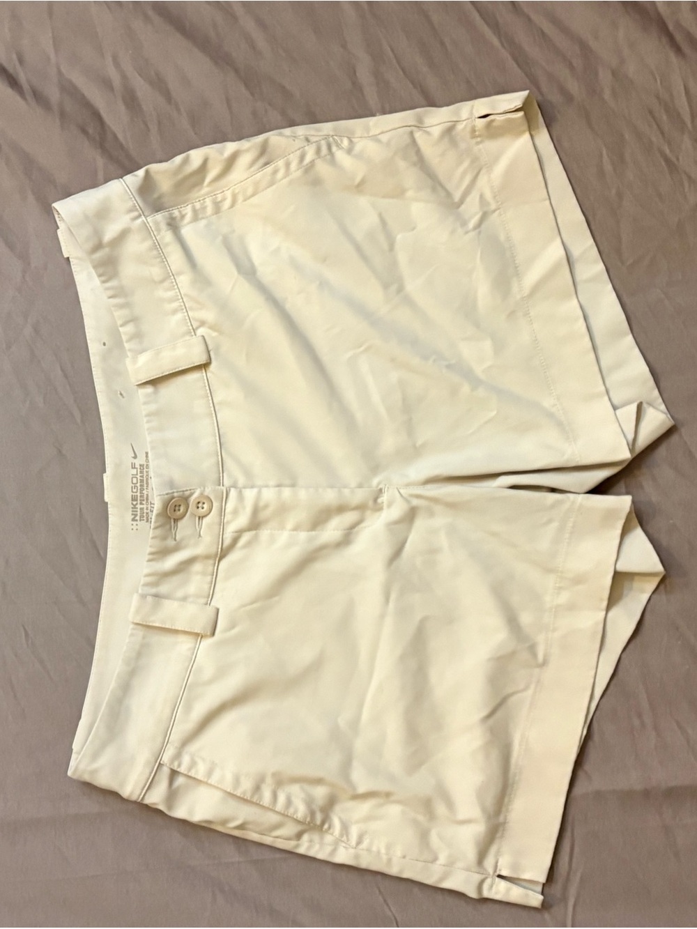 Nike White Women's Golf Shorts